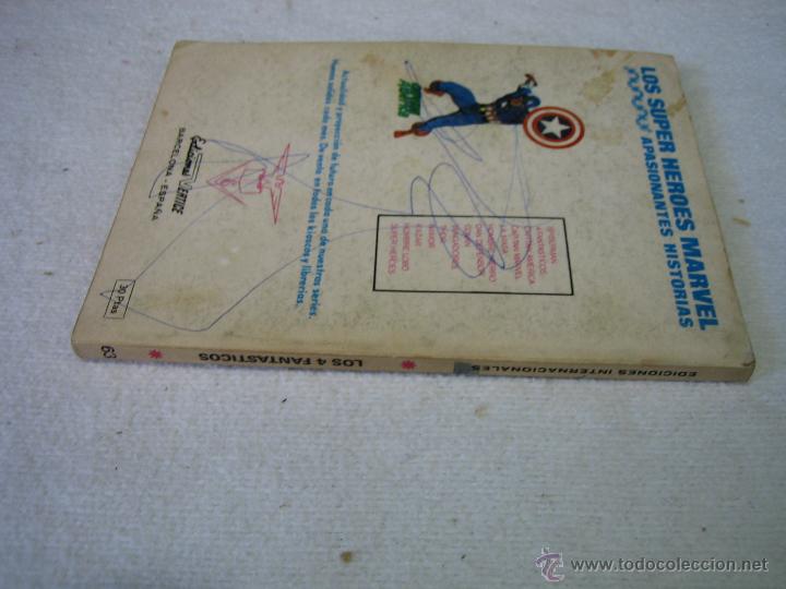 C&oacute;mics: Los 4 fant&aacute;sticos. ED Marvel 1974. N 63 - Foto 4