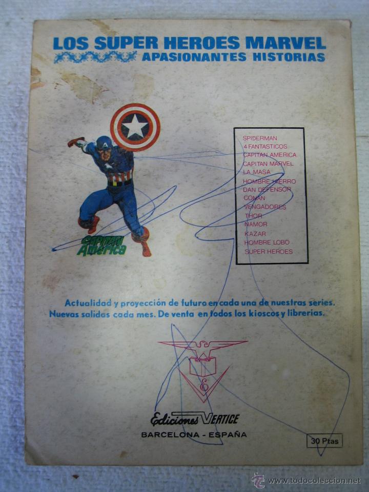 C&oacute;mics: Los 4 fant&aacute;sticos. ED Marvel 1974. N 63 - Foto 5