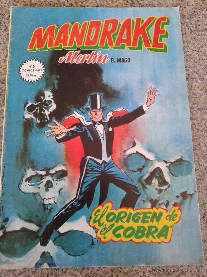 C&oacute;mics: MANDRAKE, MERLIN EL MAGO - N&ordm; 5 - EL ORIGEN DE EL COBRA -- VERTICE -- - Foto 1