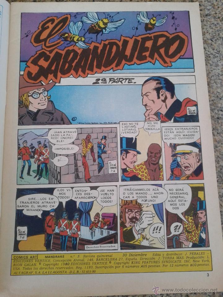 C&oacute;mics: MANDRAKE, MERLIN EL MAGO - N&ordm; 5 - EL ORIGEN DE EL COBRA -- VERTICE -- - Foto 2