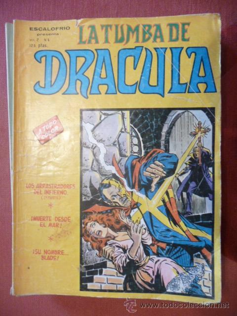 C&oacute;mics: ESCALOFR&Iacute;O. LA TUMBA DE DR&Aacute;CULA. VOL 2. N&ordm; 4. V&Eacute;RTICE - Foto 1