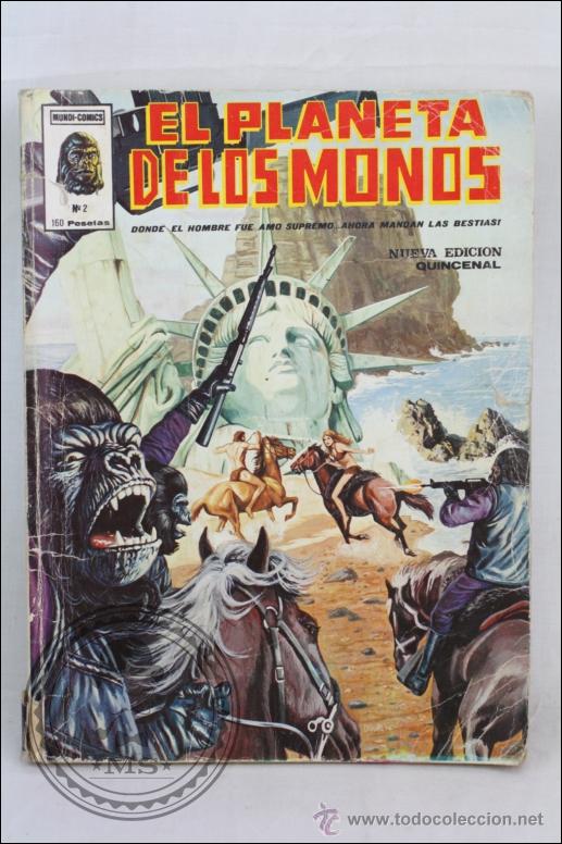 C&oacute;mics: C&oacute;mic El Planeta de los Monos - N&ordm; 2 - Edita V&eacute;rtice - A&ntilde;o 1979 - Foto 1
