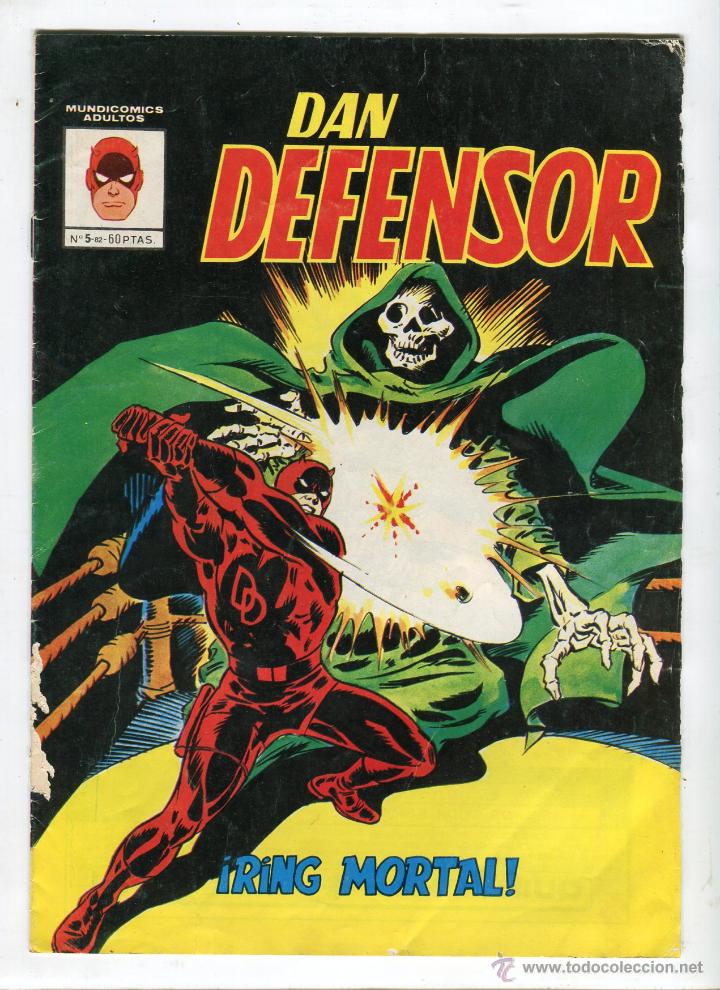 C&oacute;mics: DAN DEFENSOR N&ordm; 5 &iexcl;RING MORTAL! 50 PESETAS A&Ntilde;O 1981 - Foto 1