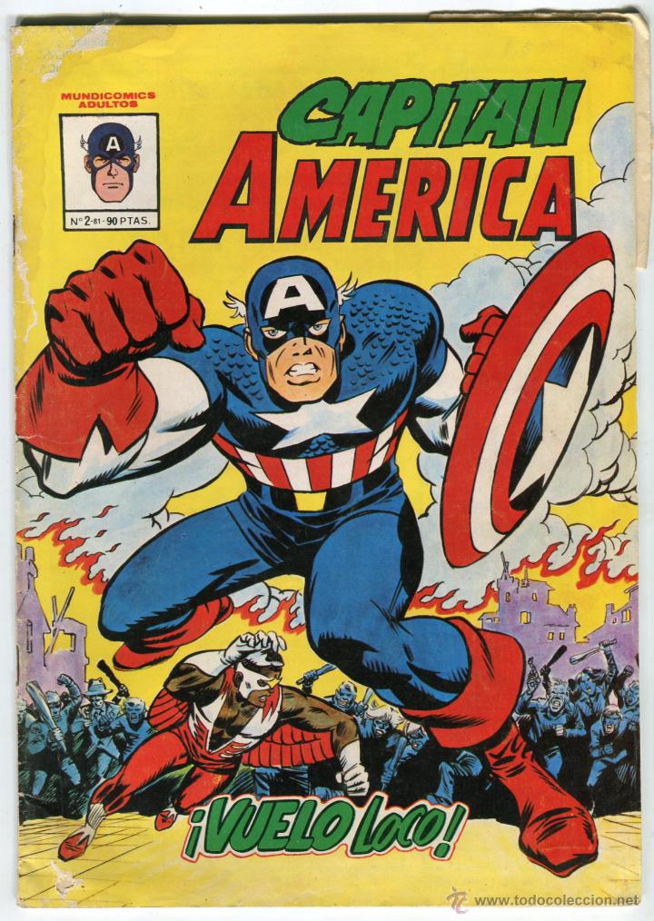 C&oacute;mics: CAPITAN AMERICA N&ordm; 2 90 PESETAS A&Ntilde;O 1981 - Foto 1