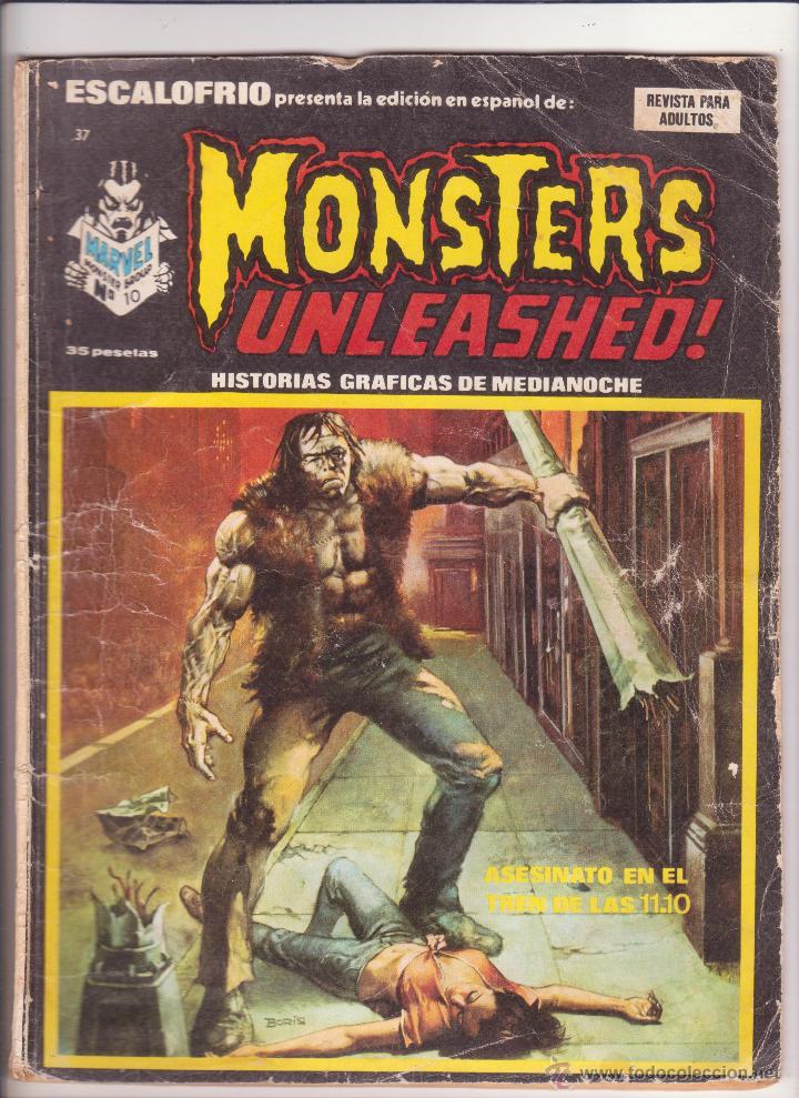 C&oacute;mics: ESCALOFR&Iacute;O N&ordm; 37 MONSTERS UNLEASHED! N&ordm; 10 vertice - Foto 1