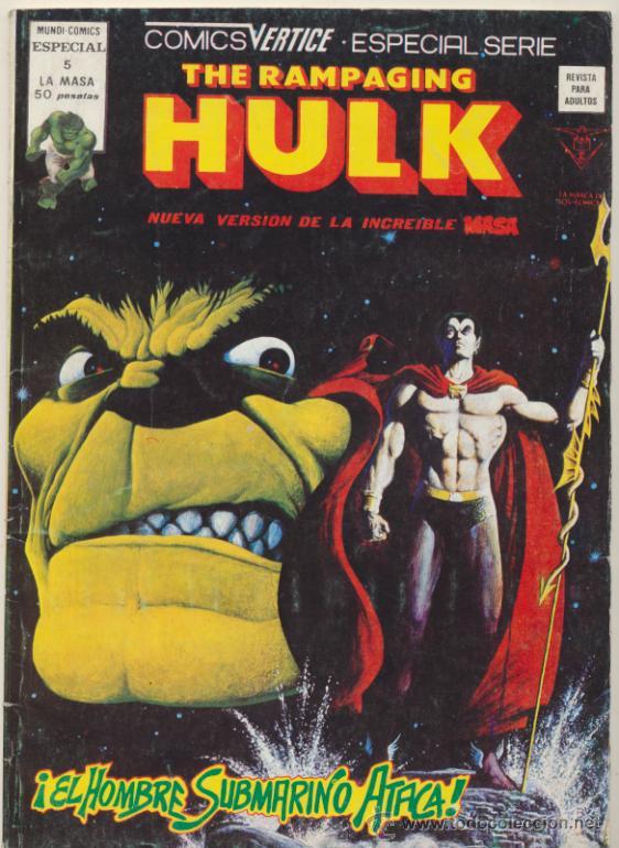 C&oacute;mics: Comics V&eacute;rtice - Especial Serie. n&ordm; 5. The Rampaging Hulk. - Foto 1