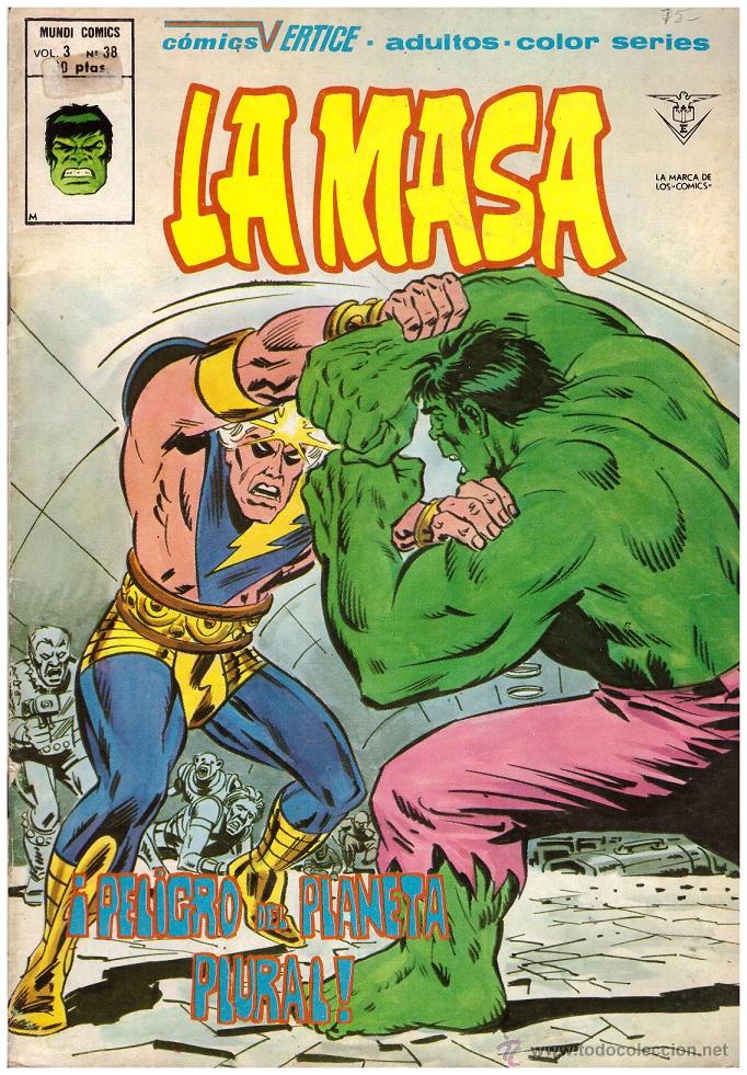 C&oacute;mics: Comic La Masa, Vol. 3, n&ordm; 38 - Comics Vertice - Foto 1