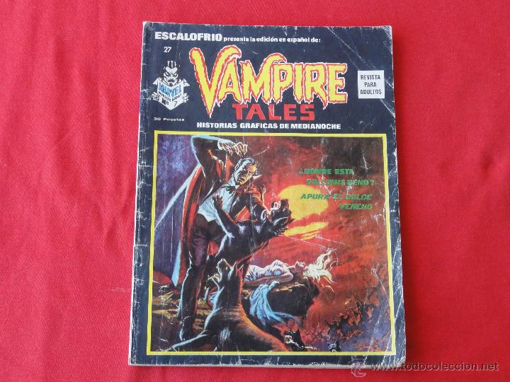 C&oacute;mics: ESCALOFRIO N&ordm; 27. VAMPIRE TALES N&ordm; 7. - Foto 1