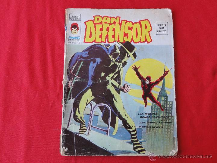 C&oacute;mics: DAN DEFENSOR. V.2. N&ordm;4. LA MUERTE RONDA LA CIUDAD. DIFICIL!! - Foto 1