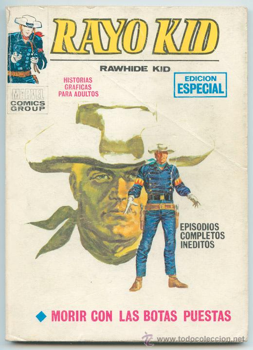 C&oacute;mics: RAYO KID (RAWHIDE KID) - N&ordm; 3 - MORIR CON LAS BOTAS PUESTAS - ED. VERTICE - 1970 - Foto 1