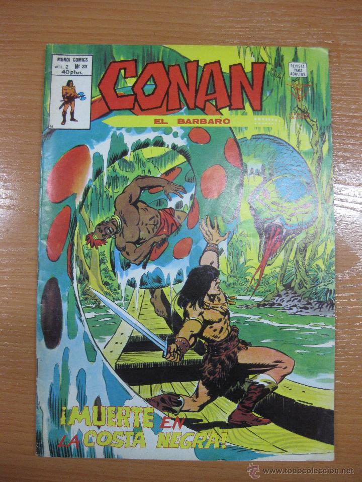 C&oacute;mics: CONAN EL BARBARO. MUNDI COMICS VOL 2.- N&ordm; 33 - Foto 1