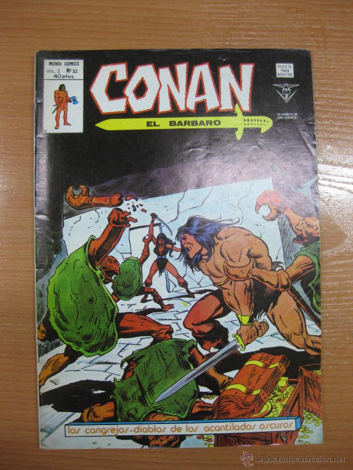 C&oacute;mics: CONAN EL BARBARO. MUNDI COMICS VOL 2.- N&ordm; 32 - Foto 1