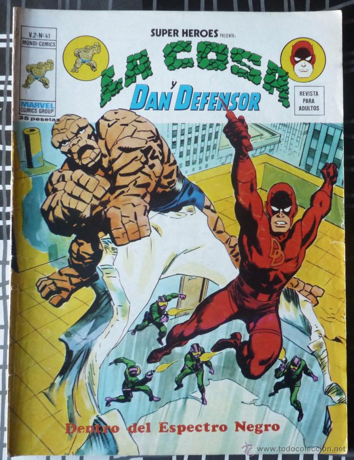 C&oacute;mics: SUPER HEROES V.2 N&ordm; 41 - LA COSA Y DAN DEFENSOR - Foto 1