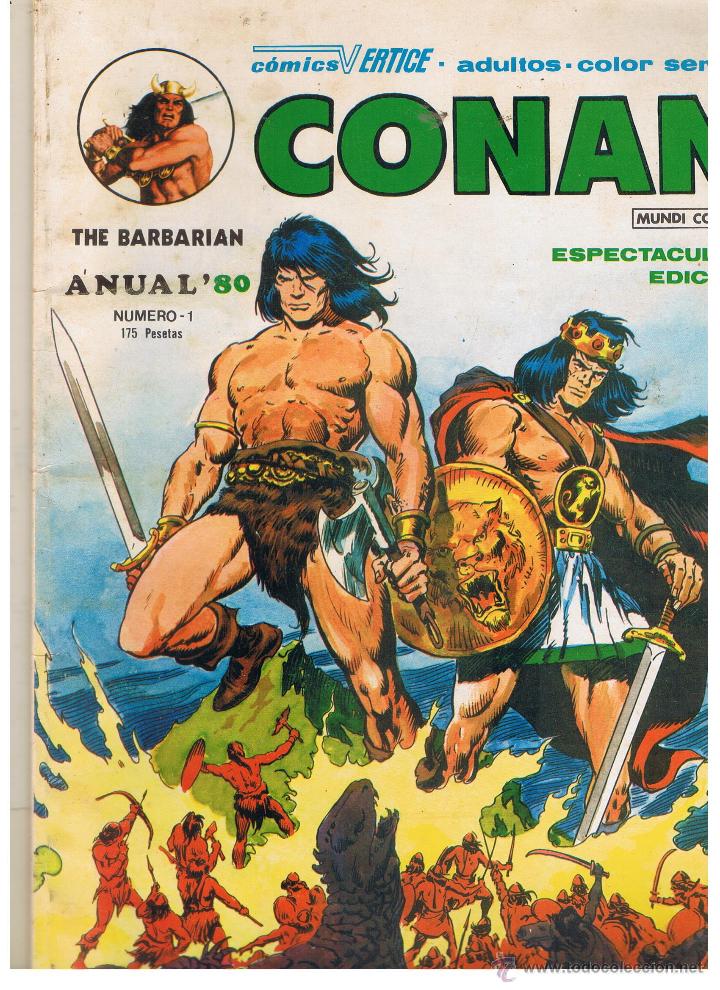 C&oacute;mics: CONAN. THE BARBARIAN. ANUAL&acute;80. N&ordm; 1. (RF.MA). (C/33) - Foto 1