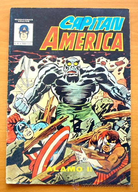 C&oacute;mics: Capit&aacute;n Am&eacute;rica, n&ordm; 6 - Ediciones V&eacute;rtice 1981 - Foto 1