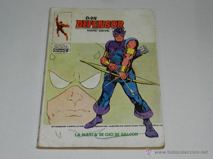 C&oacute;mics: (M-1) DAN DEFENSOR NUM 44 , MARCAS DE BOLIGRAFO EN LA PORTADA - Foto 1