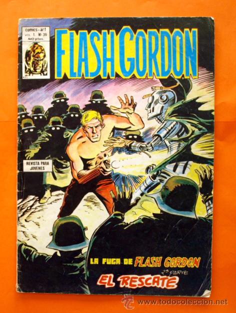 C&oacute;mics: FLASH GORDON - N&ordm; 39 - VOL 1 - LA FUGA DE FLASH GORDON 2&ordf; PARTE  - EDICIONES VERTICE - - Foto 1