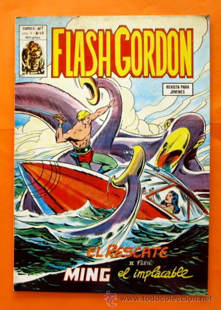 C&oacute;mics: FLASH GORDON - N&ordm; 40 - VOL 1 - EL RESCATE II PARTE - EDICIONES VERTICE - - Foto 1