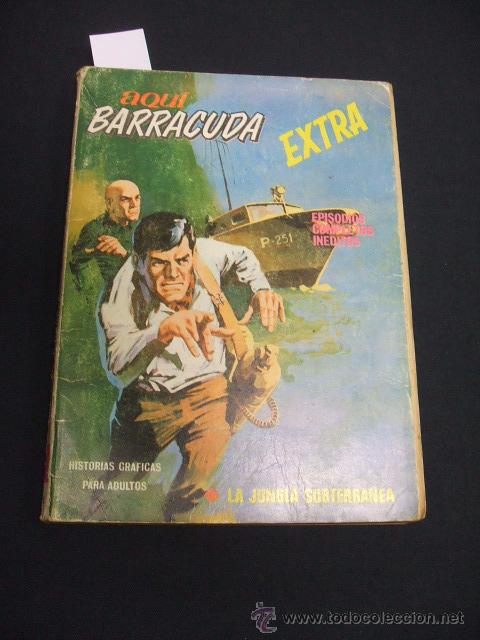 C&oacute;mics: AQUI BARRACUDA - N&ordm; 4 - LA JUNGLA SUBTERRANEA -  EDICIONES VERTICE - - Foto 1