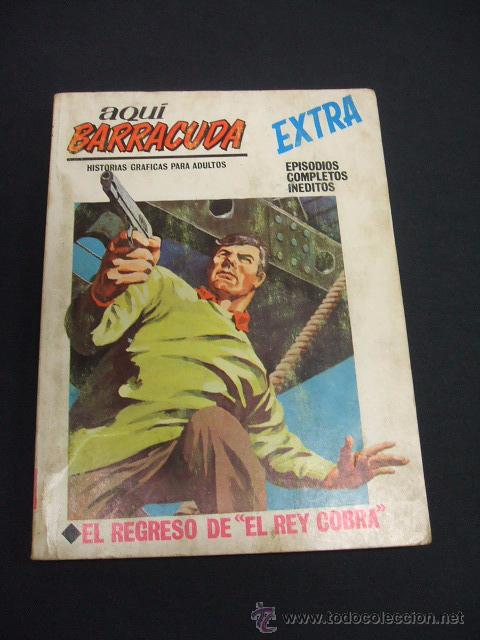 C&oacute;mics: AQUI BARRACUDA - N&ordm; 16 - EL REGRESO DE EL REY COBRA - EDICIONES VERTICE - - Foto 1