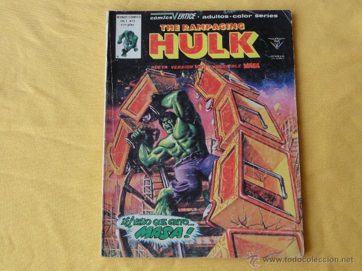 C&oacute;mics: THE RAMPAGING HULK. VOL. 1 N&ordm; 11. VERTICE. - Foto 1