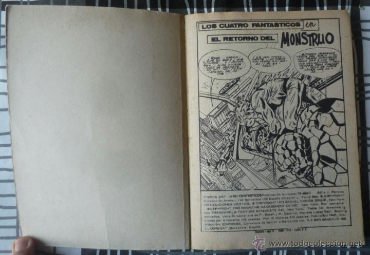 C&oacute;mics: LOS 4 FANTASTICOS V.1 N&ordm; 62 - Foto 4
