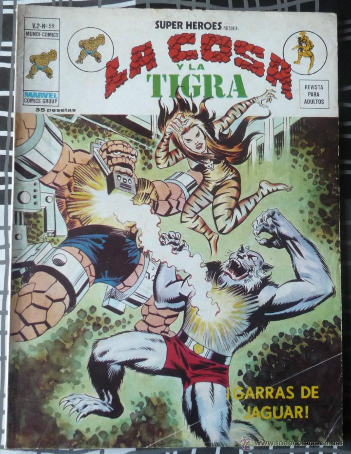 C&oacute;mics: SUPER HEROES V. 2 N&ordm; 59 - LA COSA Y TIGRA - Foto 1