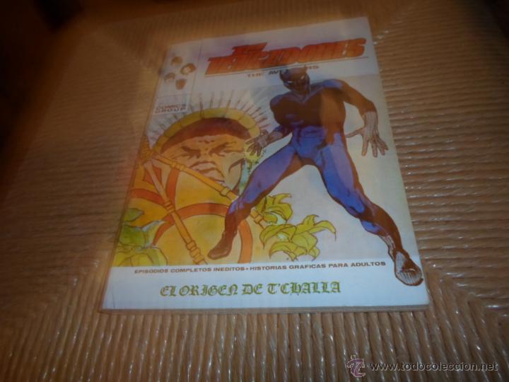 C&oacute;mics: Marvel Comics Group.Vertice. Los Vengadores.El origen de TChalla. n&ordm; 40 - Foto 1