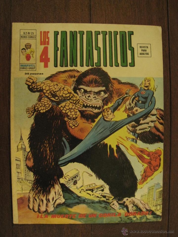 C&oacute;mics: LOS 4 FANTASTICOS. VOL.2 . N&ordm; 25 .EDICIONES VERTICE - Foto 1