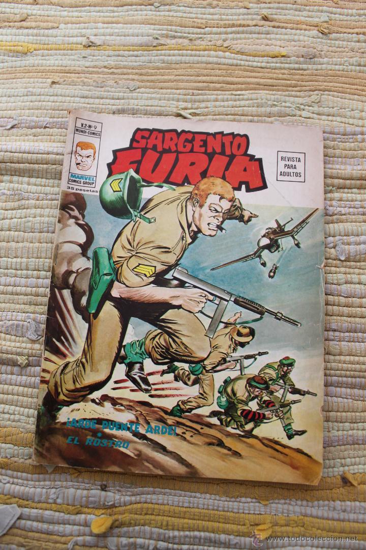 C&oacute;mics: EDICIONES VERTICE: SARGENTO FURIA V-2 N&ordm; 9 - Foto 1