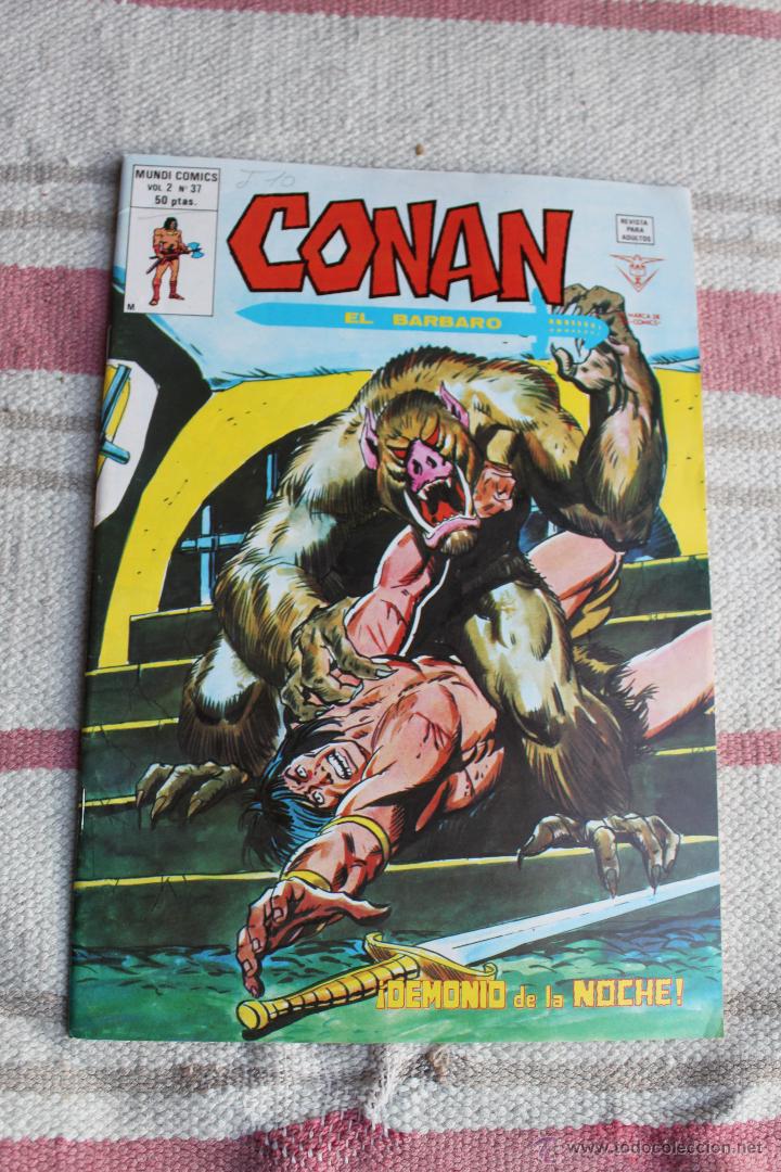 C&oacute;mics: CONAN EL BARBARO V 2 N&ordm; 37 DEMONIO DE LA NOCHE - Foto 1