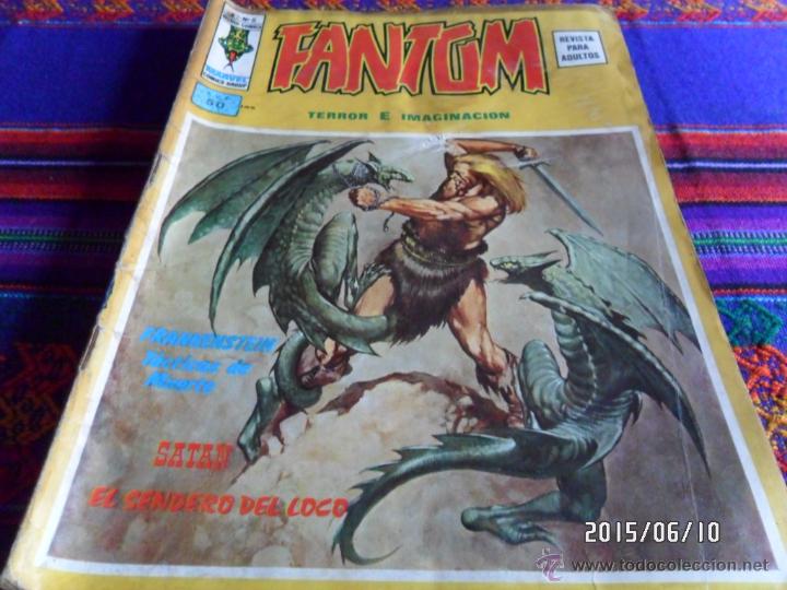 C&oacute;mics: V&Eacute;RTICE VOL. 2 FANTOM N&ordm; 8 CON FRANKENSTEIN. 1975. 50 PTS. - Foto 1