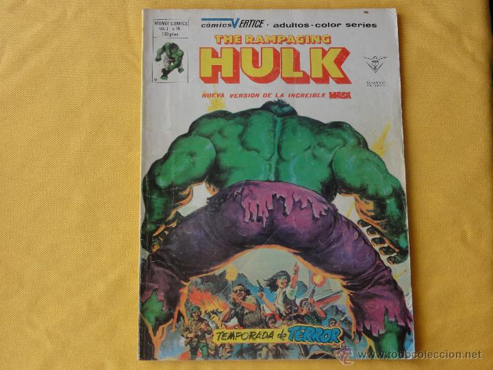 C&oacute;mics: THE RAMPAGING HULK. VOL. 1 N&ordm; 14. VERTICE. - Foto 1