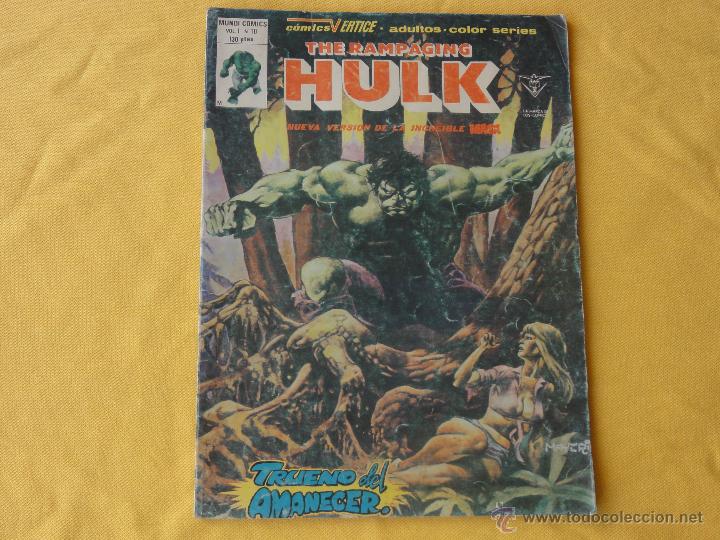 C&oacute;mics: THE RAMPAGING HULK. VOL. 1 N&ordm; 10. VERTICE. - Foto 1