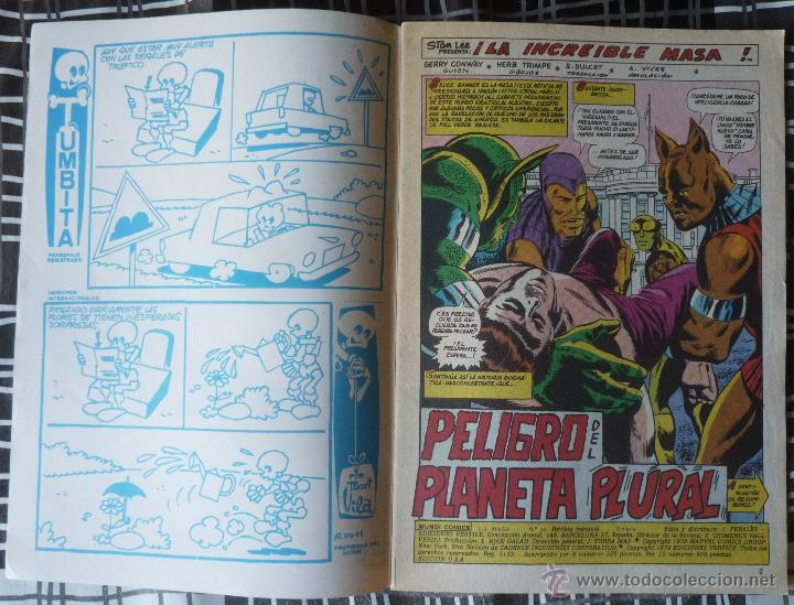 C&oacute;mics: LA MASA V.3 - N&ordm; 38. EN EXCELENTE ESTADO - Foto 3