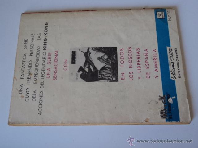 C&oacute;mics: COMIC EDICIONES VERTICE LIBRETA Mytek el Poderoso. TYRON INVENCIBLE N&ordm; 11. 1965. 10 PTS. R.100 - Foto 4