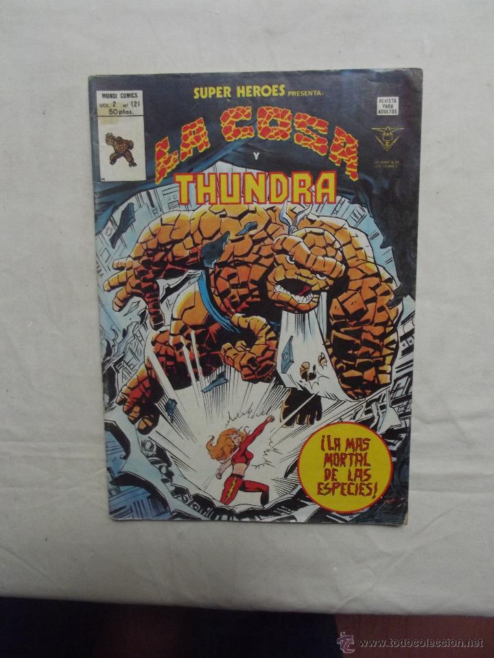 C&oacute;mics: SUPER HEROES - LA COSA Y THUNDRA VOL 2 N&ordm; 121 - Foto 1