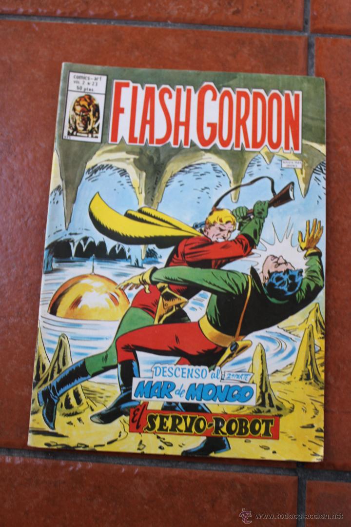C&oacute;mics: FLASH GORDON V-2 N&ordm; 23; DESCENSO AL MAR DEL MONGO - Foto 1