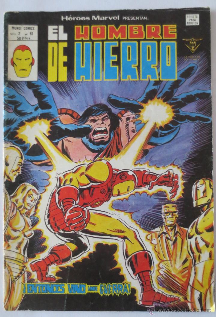 C&oacute;mics: EL HOMBRE DE HIERRO VOL 2 N&ordm; 61 VERTICE - Foto 1