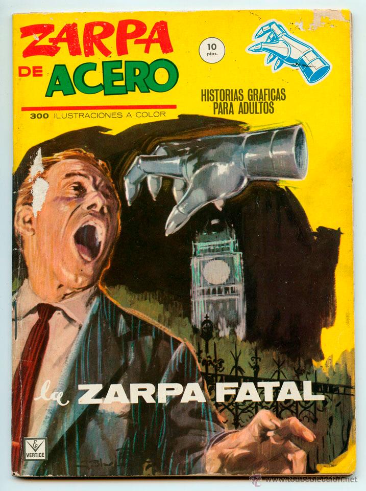 ZARPA DE ACERO - Nº 2 - LA ZARPA FATAL - ED. VERTICE - 1964 (Tebeos y Comics - Vértice - Grapa)