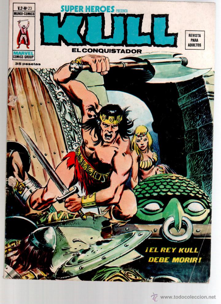 C&oacute;mics: Vertice v 2 n&ordm; 23 super heroes Kull el conquistador - Foto 1