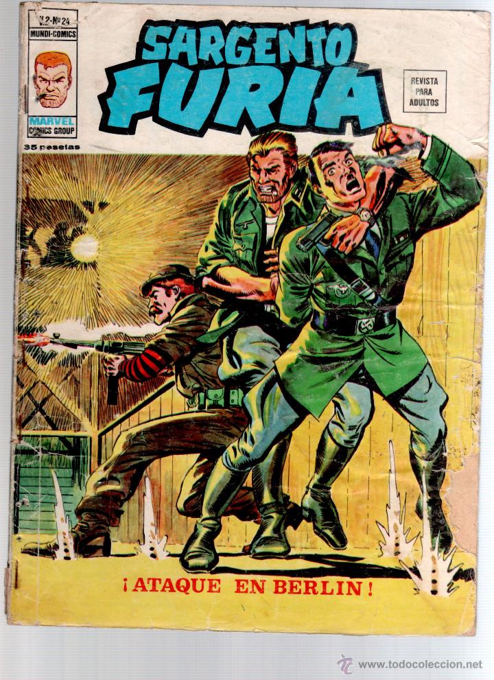 C&oacute;mics: Vertice v 2 n&ordm; 24 sargento furia ataque en Berlin - Foto 1