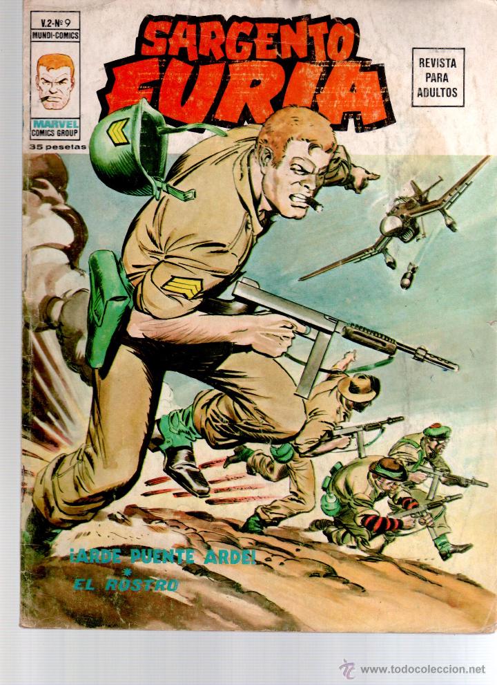 C&oacute;mics: Vertice v 2 n&ordm; 9 sargento furia &iexcl;arde puente arde! - Foto 1