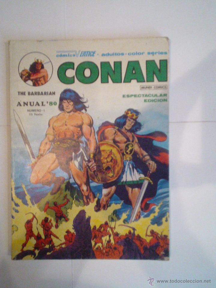 C&oacute;mics: CONAN EL BARBARO - VERTICE - ANUAL 80 - NUMERO 1 - CJ 27 - Foto 1
