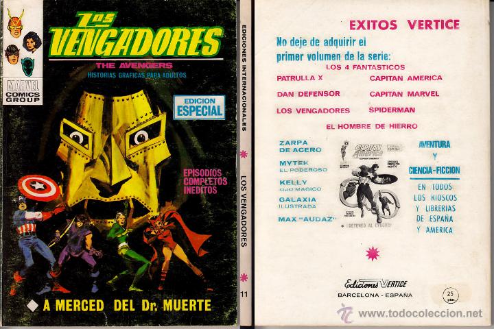 C&oacute;mics: Vertice V1 Los Vengadores 11 - Foto 1