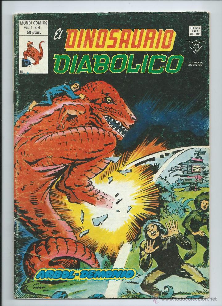 C&oacute;mics: DINOSAURIO DIABOLICO N&ordm; 4, VERTICE - Foto 1