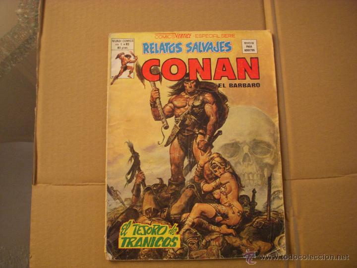 C&oacute;mics: RELATOS SALVAJES N&ordm; 83, CONAN, EDITORIAL V&Eacute;RTICE - Foto 1