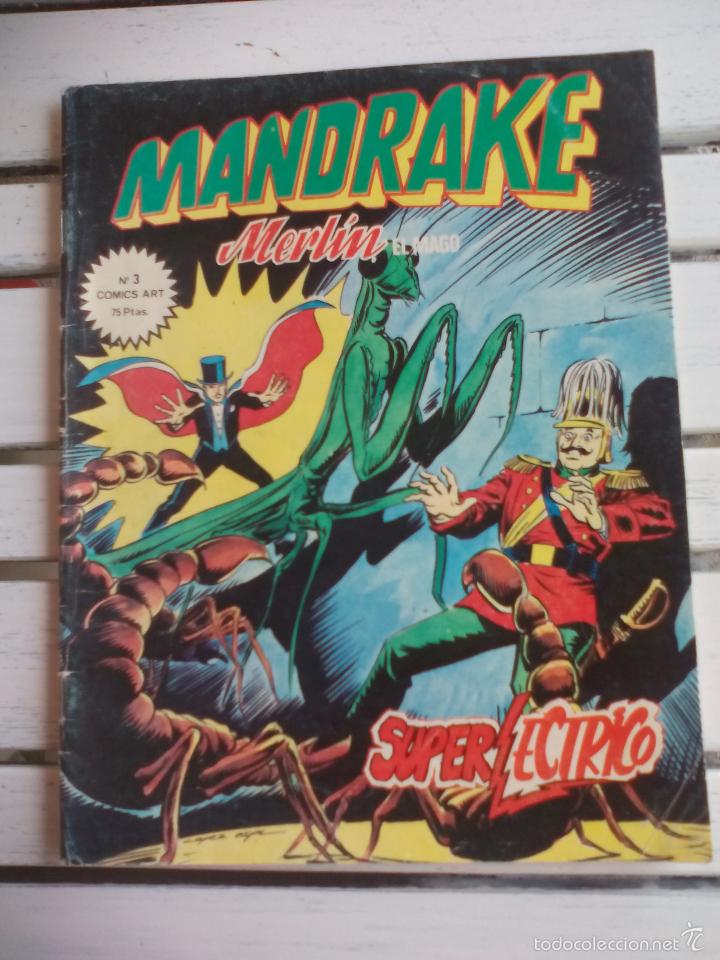 C&oacute;mics: Mandrake. Merlin el mago. n&ordm; 3 comics art. Ediciones Vertice 1980 - Foto 1