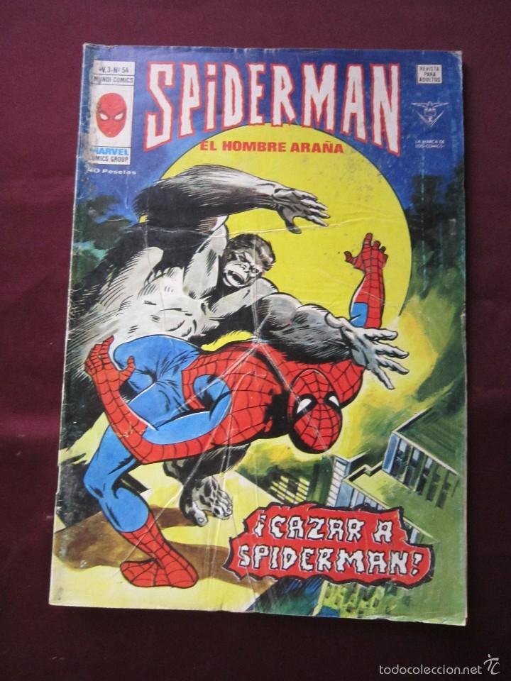 Fumetti: SPIDERMAN Nº 54 ¡Cazar a Spiderman! VOL. 3 VERTICE MARVEL tebeni SPIDER-MAN