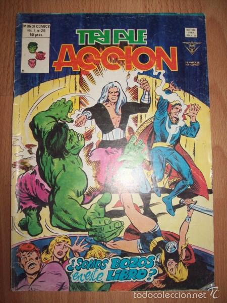 C&oacute;mics: TRIPLE ACCI&Oacute;N. VOL. 1 ; N&ordm; 20 : &iquest;Somos bozos en este libro? - Foto 1
